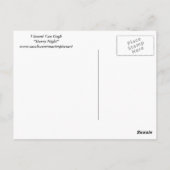 ビンセント・ヴァン・ゴッホ – スターリーナイト ポストカード (裏面)