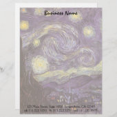 ビンセント・ヴァン・ゴッホ – スターリーナイト レターヘッド (正面/裏面)