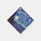 ビンセント・ヴァン・ゴッホ – スターリー・ナイト1889 スタンダードカクテルナプキン (角)
