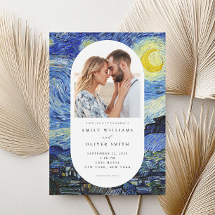 ビンセント・ヴァン・ゴッホ・スター結婚リー・ナイト写真 招待状