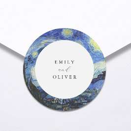 ビンセント・ヴァン・ゴッホ・スター結婚リー・ナイト ラウンドシール