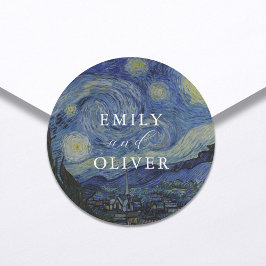 ビンセント・ヴァン・ゴッホ・スター結婚リー・ナイト ラウンドシール