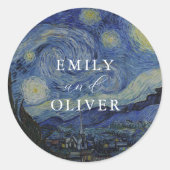 ビンセント・ヴァン・ゴッホ・スター結婚リー・ナイト ラウンドシール (正面)