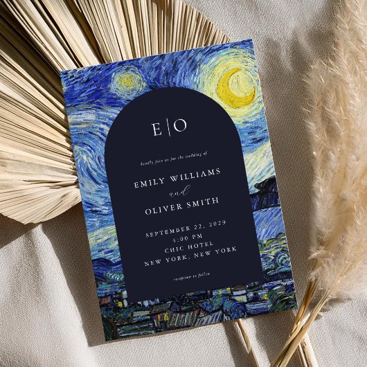 ビンセント・ヴァン・ゴッホ・スター結婚リー・ナイト 招待状