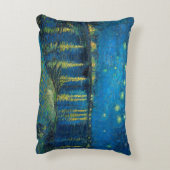 ビンセント・ヴァン・ゴッホ・スター・ナイト・オーバー・ザ・ローネ アクセントクッション (裏面(縦))