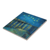 ビンセント・ヴァン・ゴッホ・スター・ナイト・オーバー・ザ・ローネ タイル (側面)