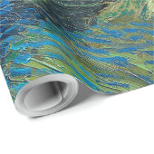 ビンセント・ヴァン・ゴッホ・スター・ナイト・オーバー・ザ・ローネ ラッピングペーパー (ロールコーナー)