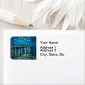 ビンセント・ヴァン・ゴッホ・スター・ナイト・オーバー・ザ・ローネ ラベル (インサイチュ)