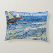 ビンセント・ヴァン・ゴッホ – セイント・マリーズの海景 アクセントクッション (裏面)