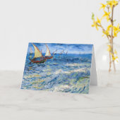ビンセント・ヴァン・ゴッホ – セイント・マリーズの海景 カード (黄色い花)