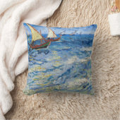 ビンセント・ヴァン・ゴッホ – セイント・マリーズの海景 クッション (ブランケット)