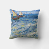 ビンセント・ヴァン・ゴッホ – セイント・マリーズの海景 クッション (裏面)