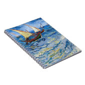 ビンセント・ヴァン・ゴッホ – セイント・マリーズの海景 ノートブック (右側)