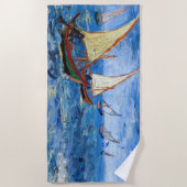 ビンセント・ヴァン・ゴッホ – セイント・マリーズの海景 ビーチタオル (正面)