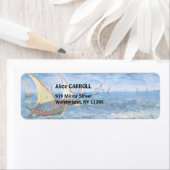 ビンセント・ヴァン・ゴッホ – セイント・マリーズの海景 ラベル (インサイチュ)