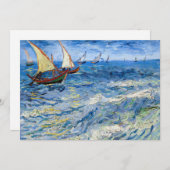 ビンセント・ヴァン・ゴッホ – セイント・マリーズの海景 招待状 (正面/裏面)