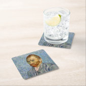 ビンセント・ヴァン・ゴッホ – セルフポートレート スクエアペーパーコースター (インサイチュ)