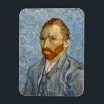 ビンセント・ヴァン・ゴッホ – セルフポートレート マグネット<br><div class="desc">自己の肖像画/アーティストのポートレート/ヴィンセント・ヴァン・ゴッホによるポートレート・デラルテ1889年</div>