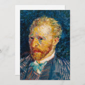 ビンセント・ヴァン・ゴッホ – セルフポートレート 招待状 (正面/裏面)