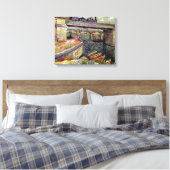 ビンセント・ヴァン・ゴッホ – セーヌ川の橋 キャンバスプリント (インサイチュ (寝室))