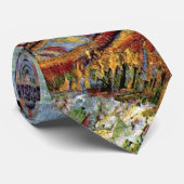 ビンセント・ヴァン・ゴッホ – セーヌ川の橋 ネクタイ (ロール)