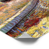 ビンセント・ヴァン・ゴッホ – セーヌ川の橋 ポスター (角)