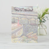 ビンセント・ヴァン・ゴッホ – セーヌ川の橋 招待状 (スタンド正面)