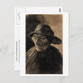 ビンセント・ヴァン・ゴッホ・ソウエスターの漁師 ポストカード (正面/裏面)