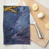 ビンセント・ヴァン・ゴッホ – ソワー：アルル郊外 キッチンタオル (四つ折り)