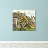 ビンセント・ヴァン・ゴッホ |チャポンバルの茅葺きコテージ キャンバスプリント (インサイチュ (ウッドフロア))