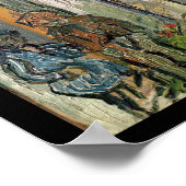 ビンセント・ヴァン・ゴッホ |チャポンバルの茅葺きコテージ ポスター (角)