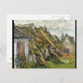 ビンセント・ヴァン・ゴッホ |チャポンバルの茅葺きコテージ ポストカード (正面/裏面)