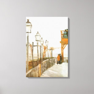 ビンセント・ヴァン・ゴッホ – テラスと展望デッキ キャンバスプリント