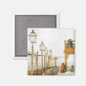 ビンセント・ヴァン・ゴッホ – テラスと展望デッキ マグネット (正面/裏面)