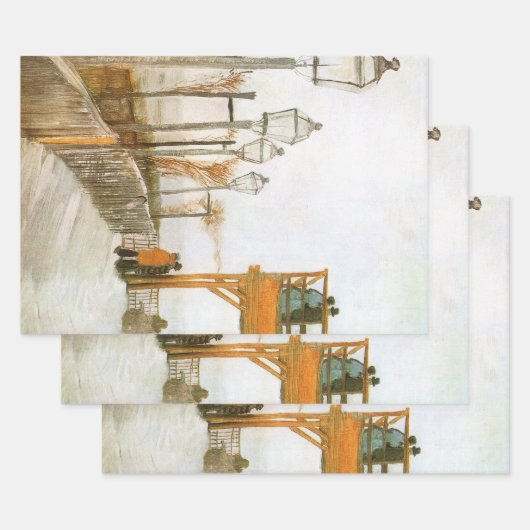 ビンセント・ヴァン・ゴッホ – テラスと展望デッキ ラッピングペーパーシート (セット)