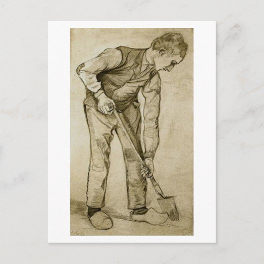 ビンセント・ヴァン・ゴッホ・ディガー ポストカード (正面)