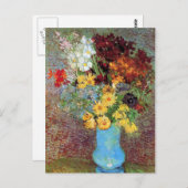 ビンセント・ヴァン・ゴッホ-デイジーとアネモネの花瓶 ポストカード (正面/裏面)