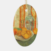 ビンセント・ヴァン・ゴッホ – デカンターとプレート上のレモン セラミックオーナメント (右)