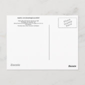 ビンセント・ヴァン・ゴッホ・トップ・ハットの孤児マン ポストカード (裏面)