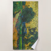 ビンセント・ヴァン・ゴッホ – トワイライトの風景 ビーチタオル (正面)