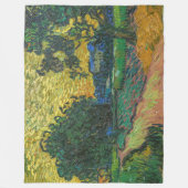 ビンセント・ヴァン・ゴッホ – トワイライトの風景 フリースブランケット (正面)