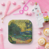 ビンセント・ヴァン・ゴッホ – トワイライトの風景 ペーパープレート (パーティー)