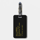 ビンセント・ヴァン・ゴッホ – トワイライトの風景 ラゲッジタグ (裏面縦)