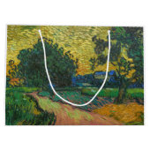 ビンセント・ヴァン・ゴッホ – トワイライトの風景 ラージペーパーバッグ (裏面)