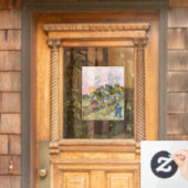 ビンセント・ヴァン・ゴッホ – ハウスと姿 ウィンドウサイン (ホームデコレーション)