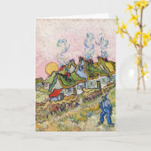 ビンセント・ヴァン・ゴッホ – ハウスと姿 カード (黄色い花)