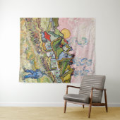 ビンセント・ヴァン・ゴッホ – ハウスと姿 タペストリー (インサイチュ(横))