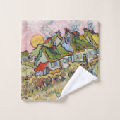 ビンセント・ヴァン・ゴッホ – ハウスと姿 バスタオルセット (ウォッシュタオル)