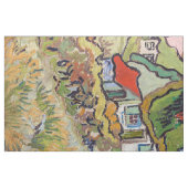 ビンセント・ヴァン・ゴッホ – ハウスと姿 ファブリック (ファットクウォーター)