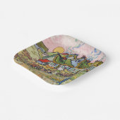 ビンセント・ヴァン・ゴッホ – ハウスと姿 ペーパープレート (傾斜あり)